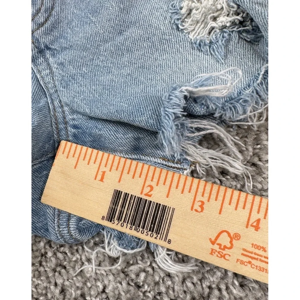 Madewell The Perfect Jean Short Denim Distressed Womens‎ Size 23 Inseam 3